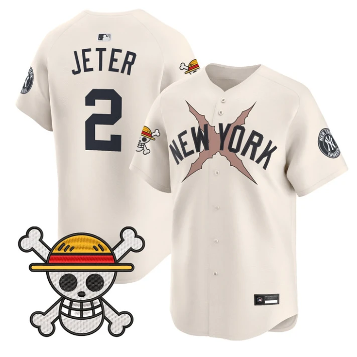 Derek Jeter Jersey #2 Yankees One Piece Vapor Premier Stitched by My Store