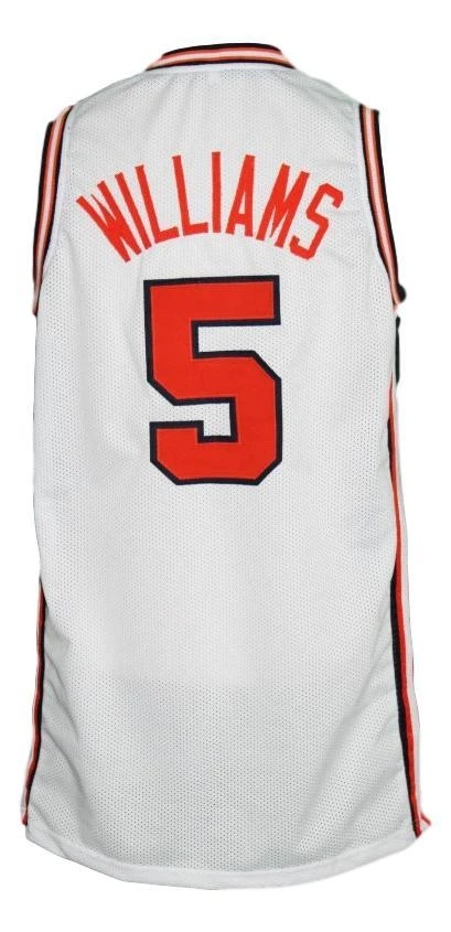 Deron Williams Jersey #5 Fighting illini College Basketball White by My store basketball