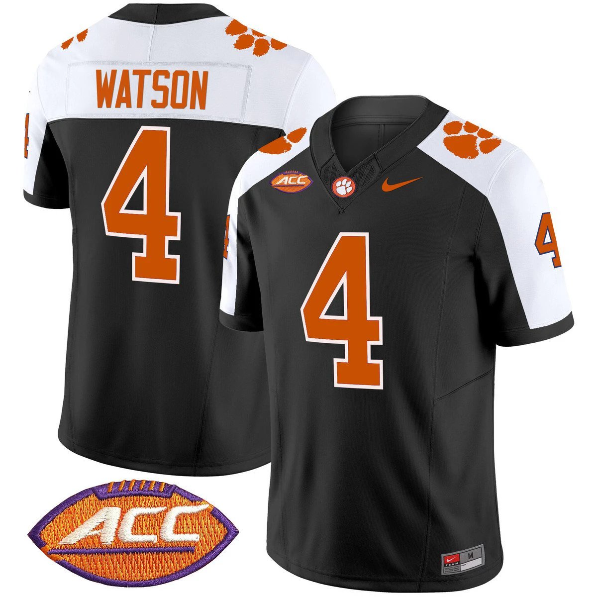 Deshaun Watson Jersey #4 Clemson Tigers 2025 Vapor Limited Stitched by My Store NCAA Football Jerseys