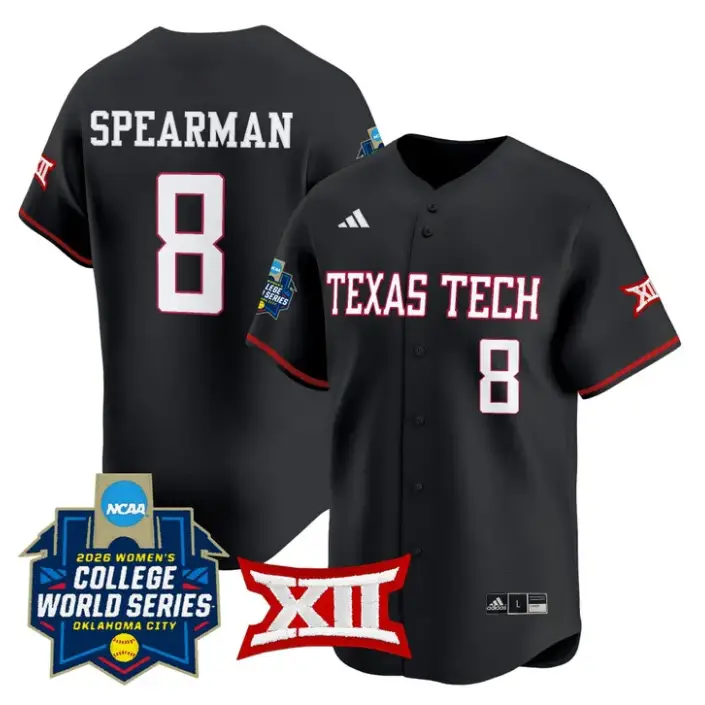 Desirae Spearman Jersey #8 Red Raiders Softball 2026 World Series (WCWS) by My Store