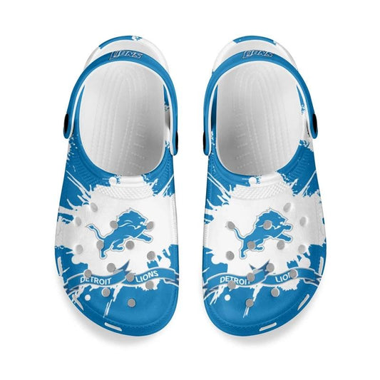 Detroit Lions Crocs Unisex Clogs Clog Shoes by Crocs