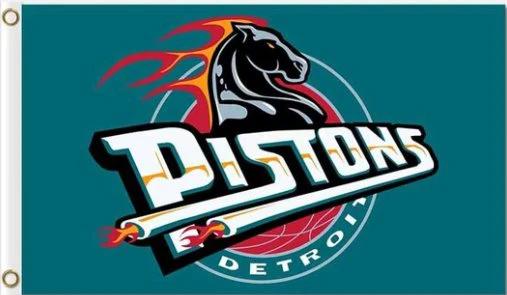 Detroit Pistons Flag 3X5Ft Polyester Banner USA Digital Print by flagsjustdoit