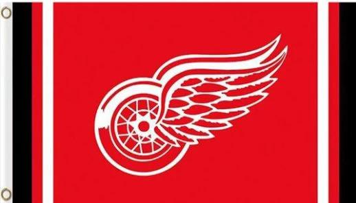 Detroit Red Wings Custom Flag 3X5Ft Polyester Digital Print Banner USA by flagsjustdoit