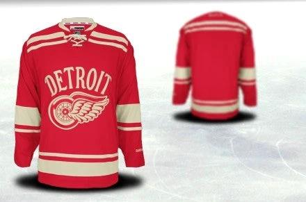 Detroit Red Wings Customized 2012 Winter Classci Red Jersey by Hockey David