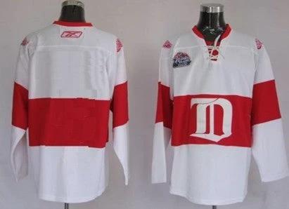 Detroit Red Wings Customized White Winter Classic Jersey by Hockey David