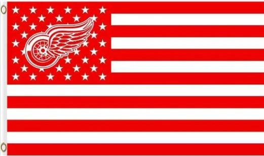 Detroit Red Wings Flag 3X5Ft Polyester Digital Print Banner USA by flagsjustdoit