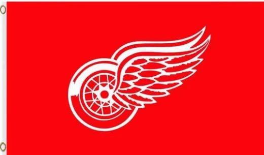 Detroit Red Wings Team Flag 3X5Ft Polyester Digital Print Banner USA by flagsjustdoit