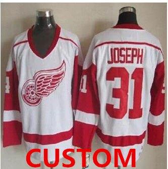 Detroit Red Wings White CCM Throwback Stitched NHL Jersey by Hockey David