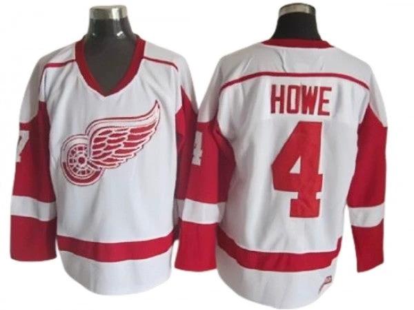 Detroit Red Wings #4 Syd Howe 2002 Vintage CCM Jersey - Red by Hockey David