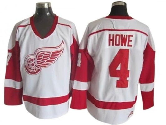 Detroit Red Wings #4 Syd Howe 2002 Vintage CCM Jersey - Red by Hockey David