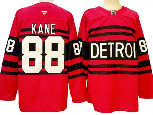 Detroit Red Wings #88 Patrick Kane Red 2024 Special Edition 2.0 Jersey by Hockey David