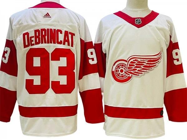 Detroit Red Wings #93 Alex DeBrincat White Jersey by Hockey David