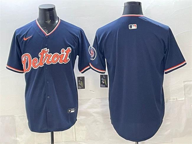 Detroit Tigers Blank Navy 2026 Alternate Vapor Premier Limited Stitched Jersey by My Store