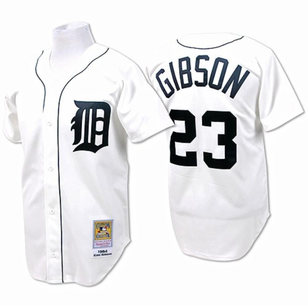 Detroit Tigers Kirk Gibson White 1964 Throwback Jersey by My Store