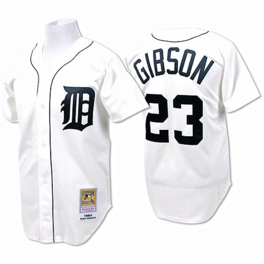 Detroit Tigers Kirk Gibson White 1964 Throwback Jersey by My Store