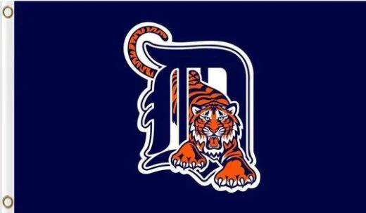 Detroit Tigers US Sport Flag 3X5Ft Banner USA Polyester with Brass Grommets by flagsjustdoit