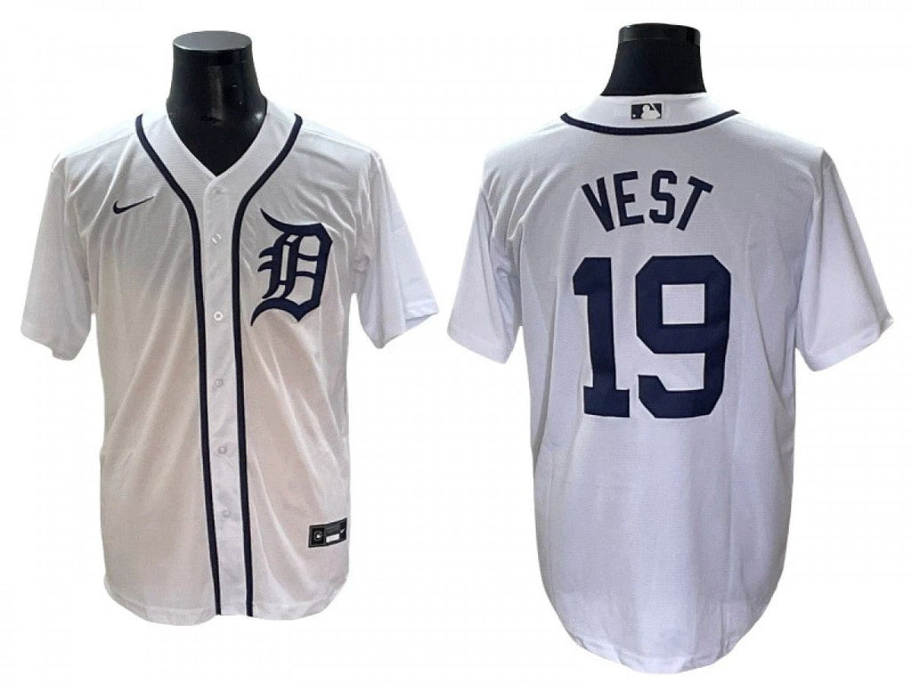 Detroit Tigers #19 Will Vest Limited Jersey - White by My Store