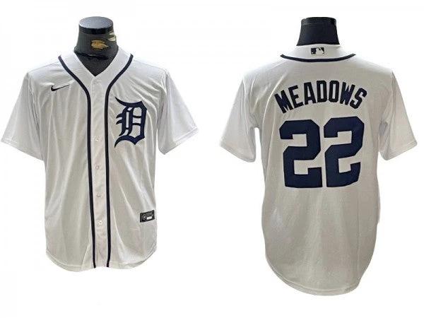 Detroit Tigers #22 Parker Meadows White Limited Jersey by My Store