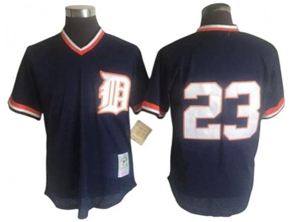 Detroit Tigers #23 Kirk Gibson Navy 1984 Cooperstown Mesh Batting Practice Jersey by My Store