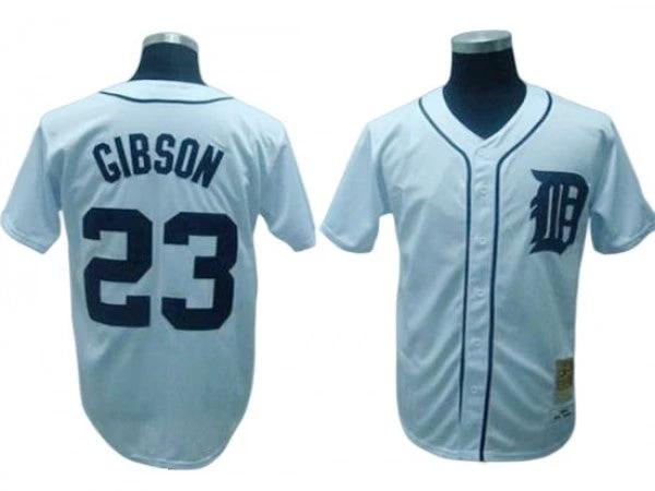Detroit Tigers #23 Kirk Gibson White Throwback Jersey by My Store