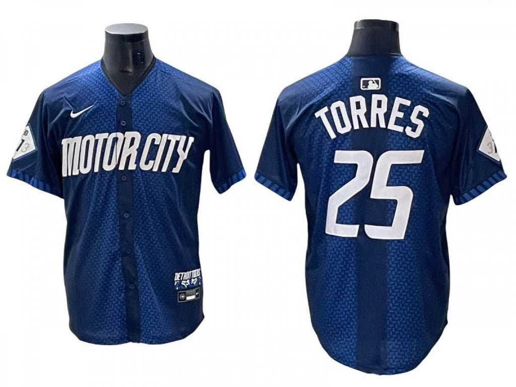 Detroit Tigers #25 Matt Manning City Connect Limited Jersey - Navy by My Store