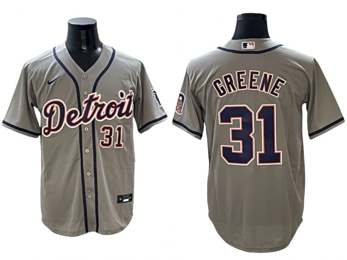 Detroit Tigers #31 Riley Greene Gray Road Limited Jersey by My Store