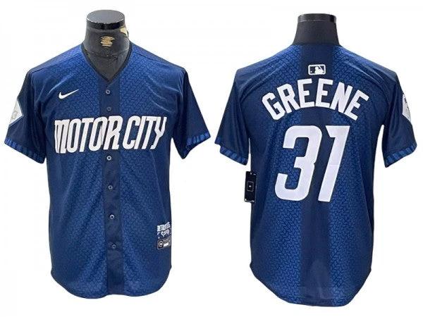 Detroit Tigers #31 Riley Greene Navy 2024 City Connect Limited Jersey by My Store