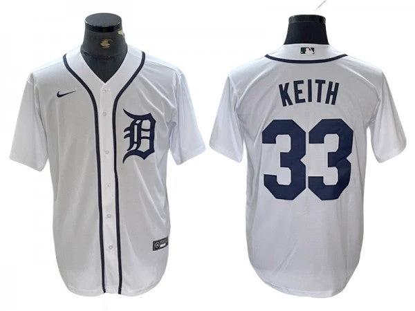 Detroit Tigers #33 Colt Keith White Cool Base Jersey by My Store