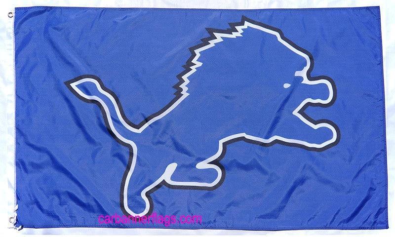 Detroit Lions Flag-3x5FT NFL Banner-100% polyester-super bowl by flagsshop