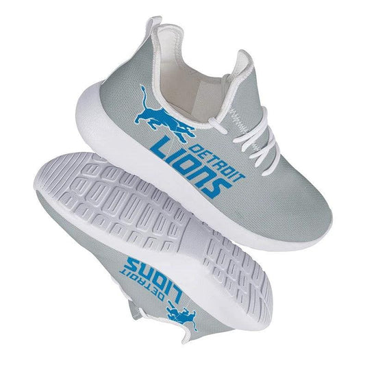 Detroit Lions Team Name Limited Sneaker Shoes For Men Women Fans by Crocs