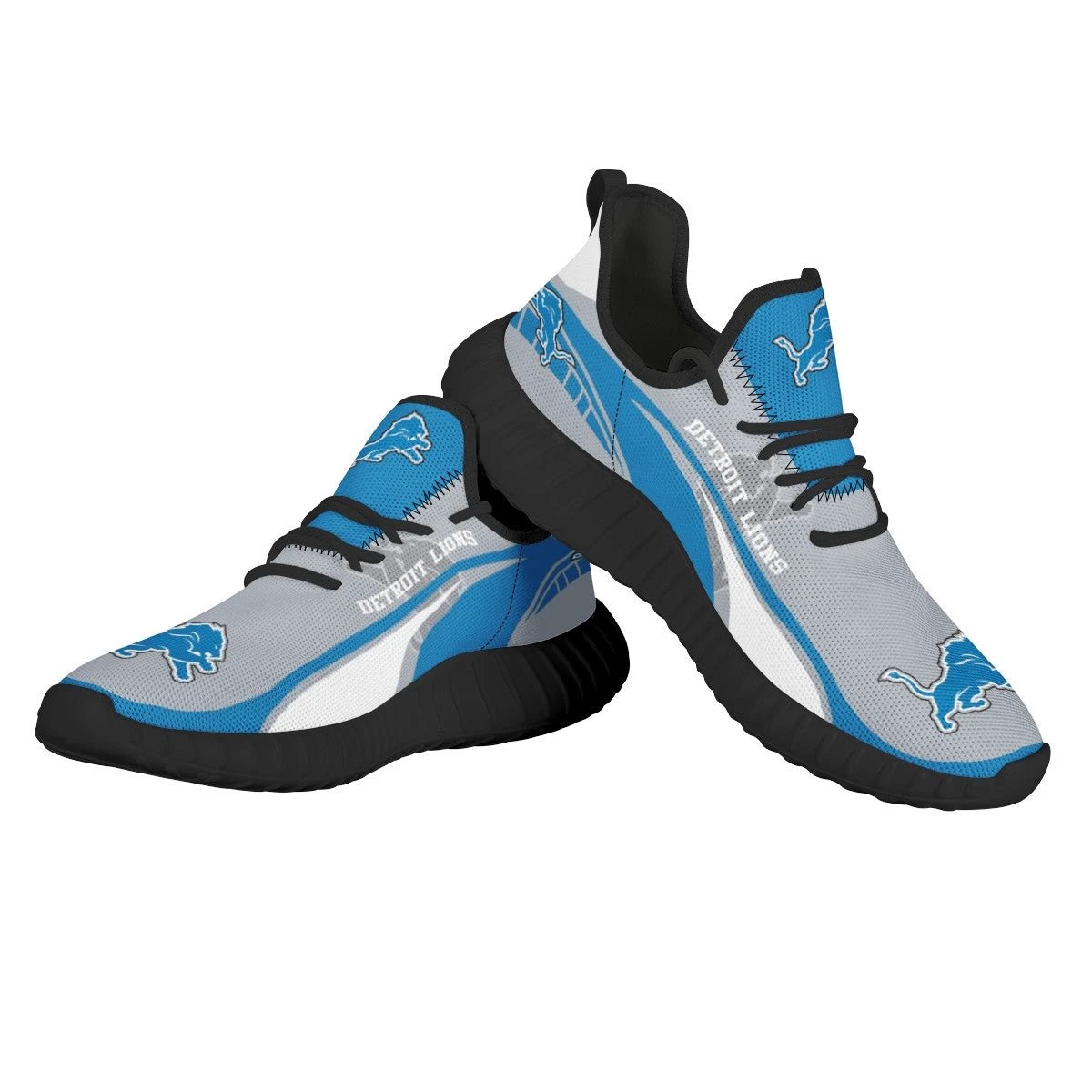 Detroit Lions Sneaker Shoes NFL For Men Women Fans by Crocs