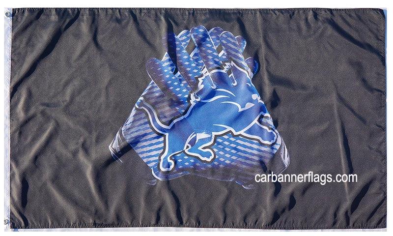Detroit Lions Flag-3x5FT NFL Banner-100% polyester-super bowl by flagsshop