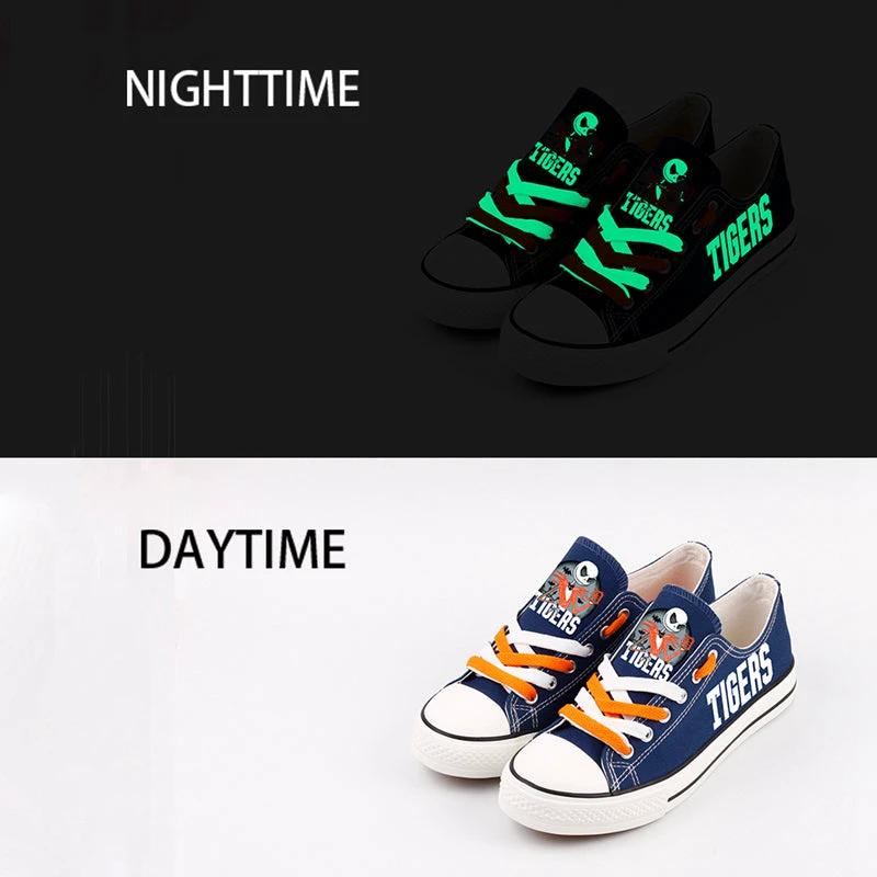 Detroit Tigers Limited Print Low Top Canvas Shoes Sport Sneakers For Men Women Fans by Crocs
