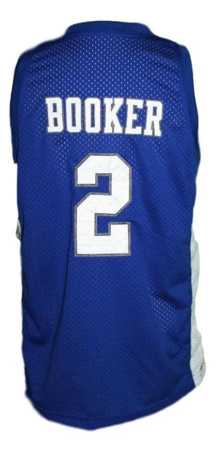 Devin Booker Jersey #2 Moss Point High School Basketball Blue by My store basketball