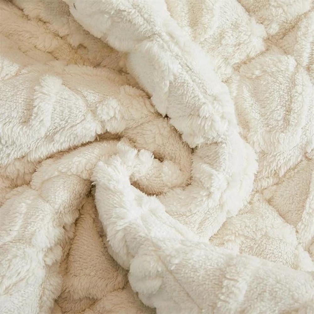 Snuggle Sherpa Plush Sofa Protector Cover by Casa & Beyond