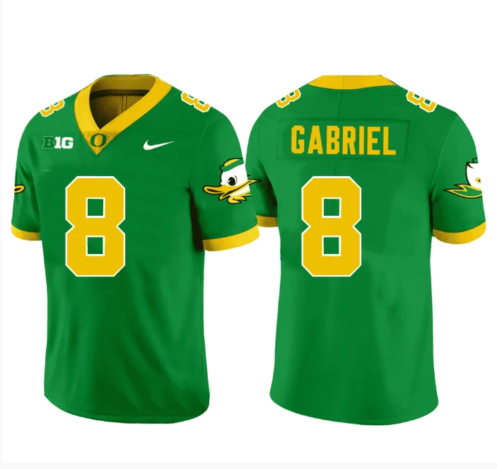 Dillon Gabriel Jersey #8 Oregon Ducks Football Green by My Store