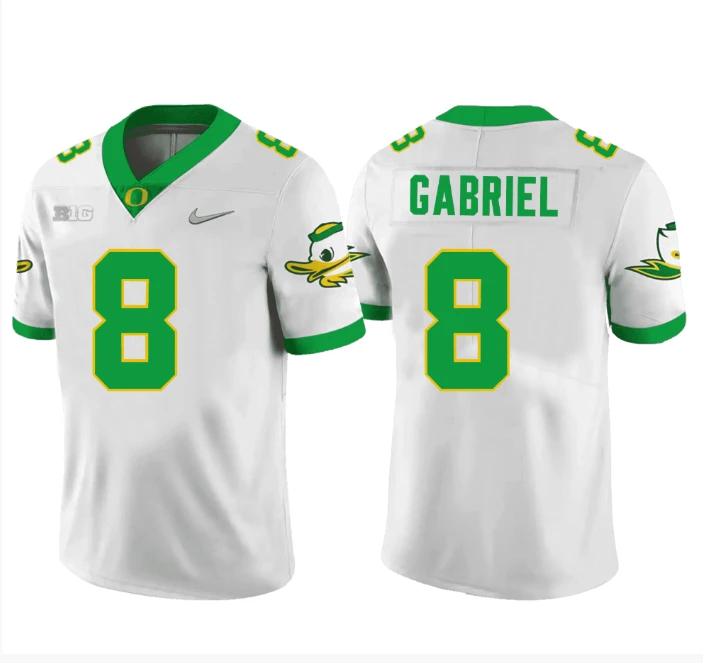 Dillon Gabriel Jersey #8 Oregon Ducks Football White by My Store