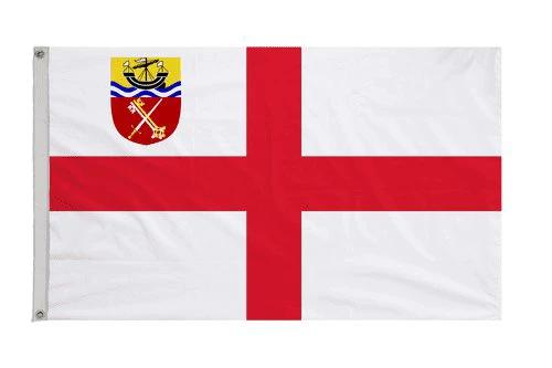 Diocese of Portsmouth Flag with Eyelets Flag 3x5ft Banner Polyester by flagsjustdoit
