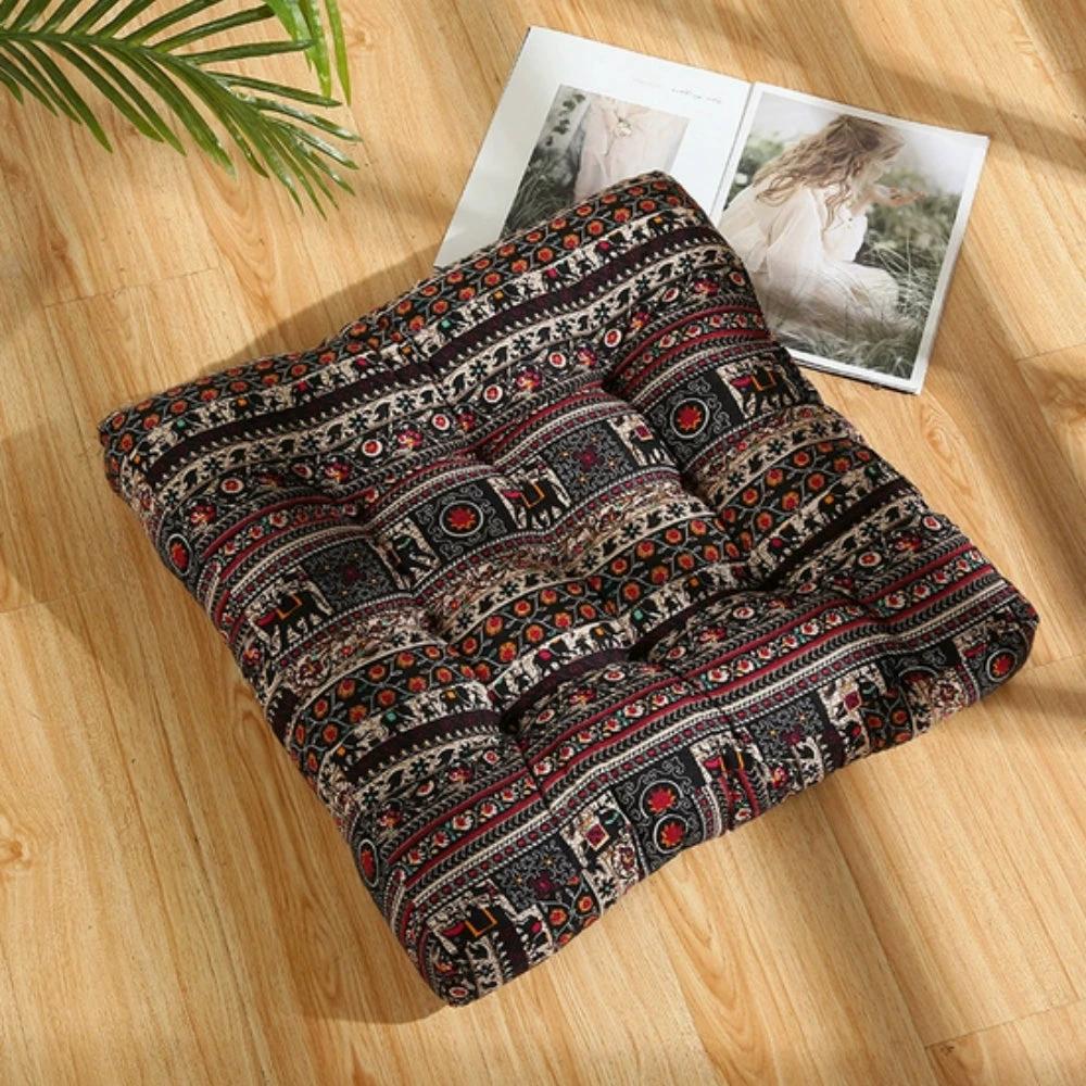 Bohemian Square Cushion Seat Pad by Casa & Beyond