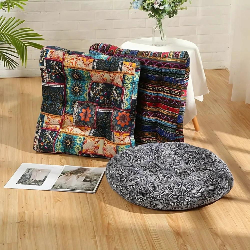Bohemian Square Cushion Seat Pad by Casa & Beyond