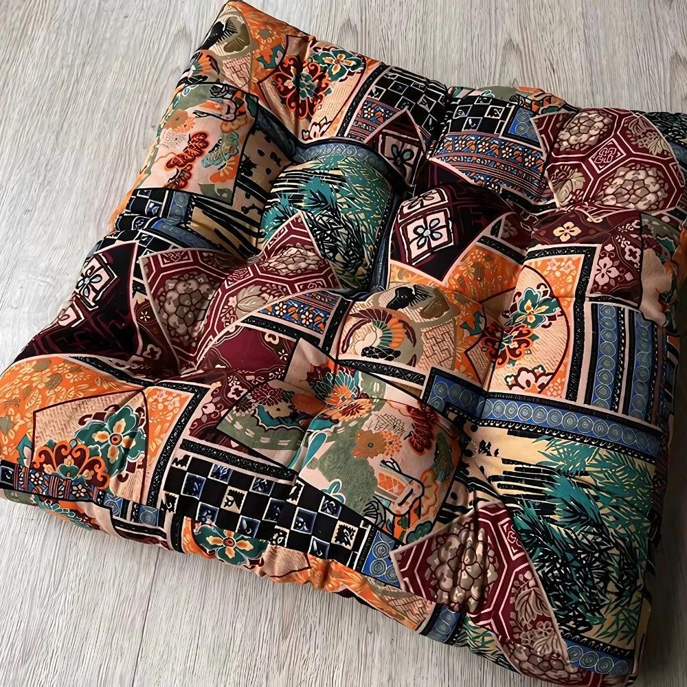 Bohemian Square Cushion Seat Pad by Casa & Beyond