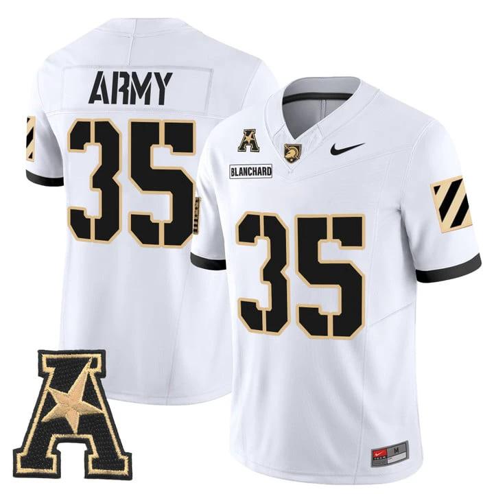 Doc Blanchard Jersey #35 Army Black Knights 2025 Vapor Stitched by My Store NCAA Football Jerseys