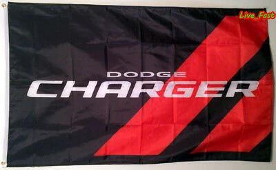 Dodge Charger Red Flag 3X5 Ft Polyester Banner USA 90x150cm by flagsjustdoit