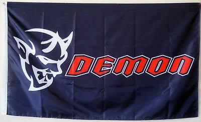 Dodge Flag Demon Challenger SRT 3X5 Ft Polyester Banner USA 90x150cm by flagsjustdoit