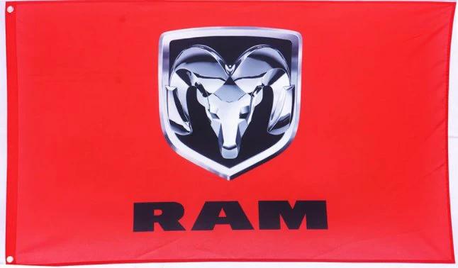 Dodge Flag Ram Flag 3X5 Ft Polyester Banner USA 90x150cm by flagsjustdoit