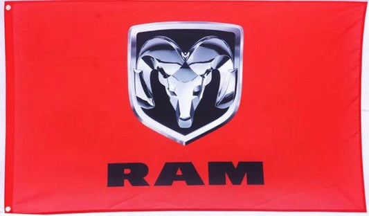 Dodge Flag Ram Flag 3X5 Ft Polyester Banner USA 90x150cm by flagsjustdoit