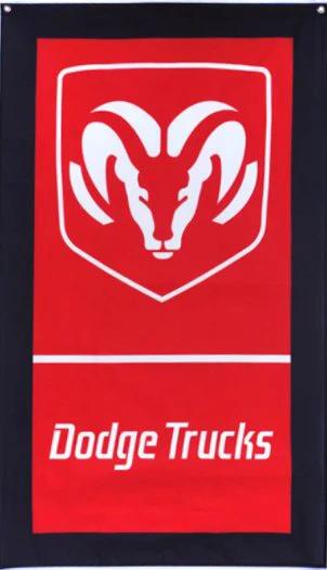 Dodge Trucks Flag 3X5 Ft Polyester Banner USA 90x150cm by flagsjustdoit