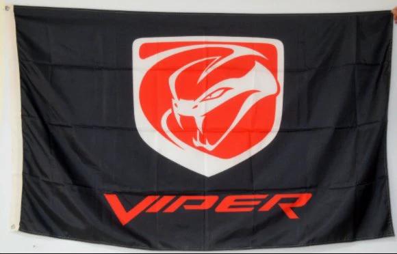 Dodge Viper Flag 3X5 Ft Polyester Banner USA 90x150cm by flagsjustdoit