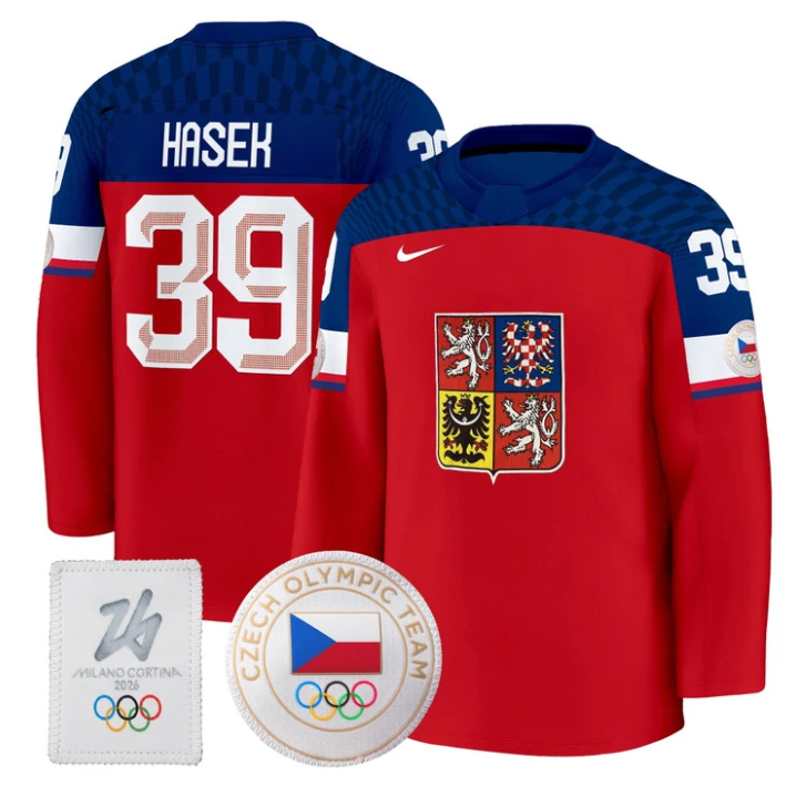 Dominik Hasek Jersey #39 Czechia Olympic 2026 Premium Hockey All Stitched by Hockey David