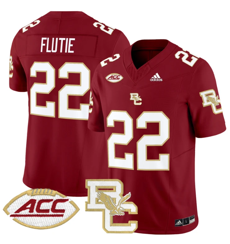 Doug Flutie Jersey #22 Boston College Eagles 2024 Stitched Maroon by NCAA Football Jersey